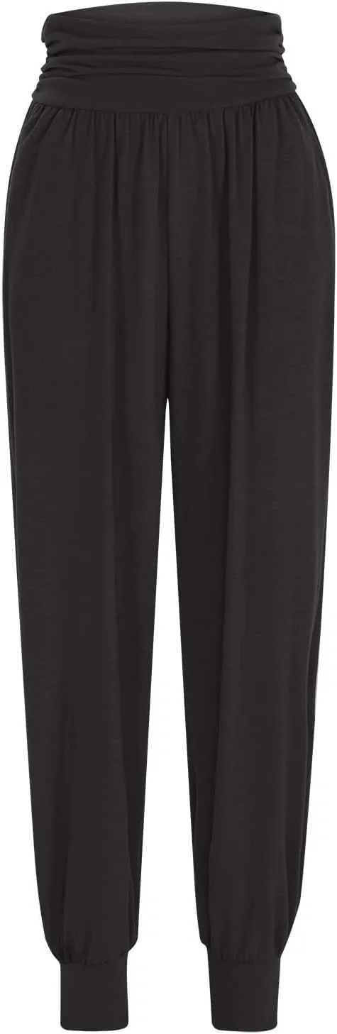 2 Pack Womens Yoga Jogger Pants with Side Pockets Sweatpants Lounge Lightweight Pants for Workout Running Yoga