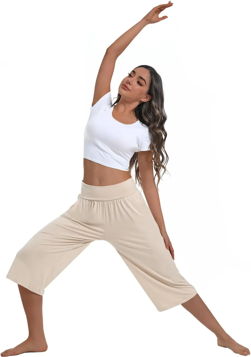3 Pack Womens Wide Leg Yoga,Casual Wide Leg Yoga Pants Loose Soft Pajamas with Pockets Sweatpants