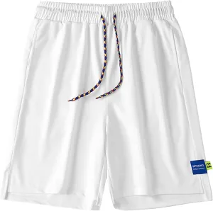 Athletic Shorts for Men Sport Gym Regular Fit Stretch Basketball Hiking Shorts Breathable Workout Running Half Pants