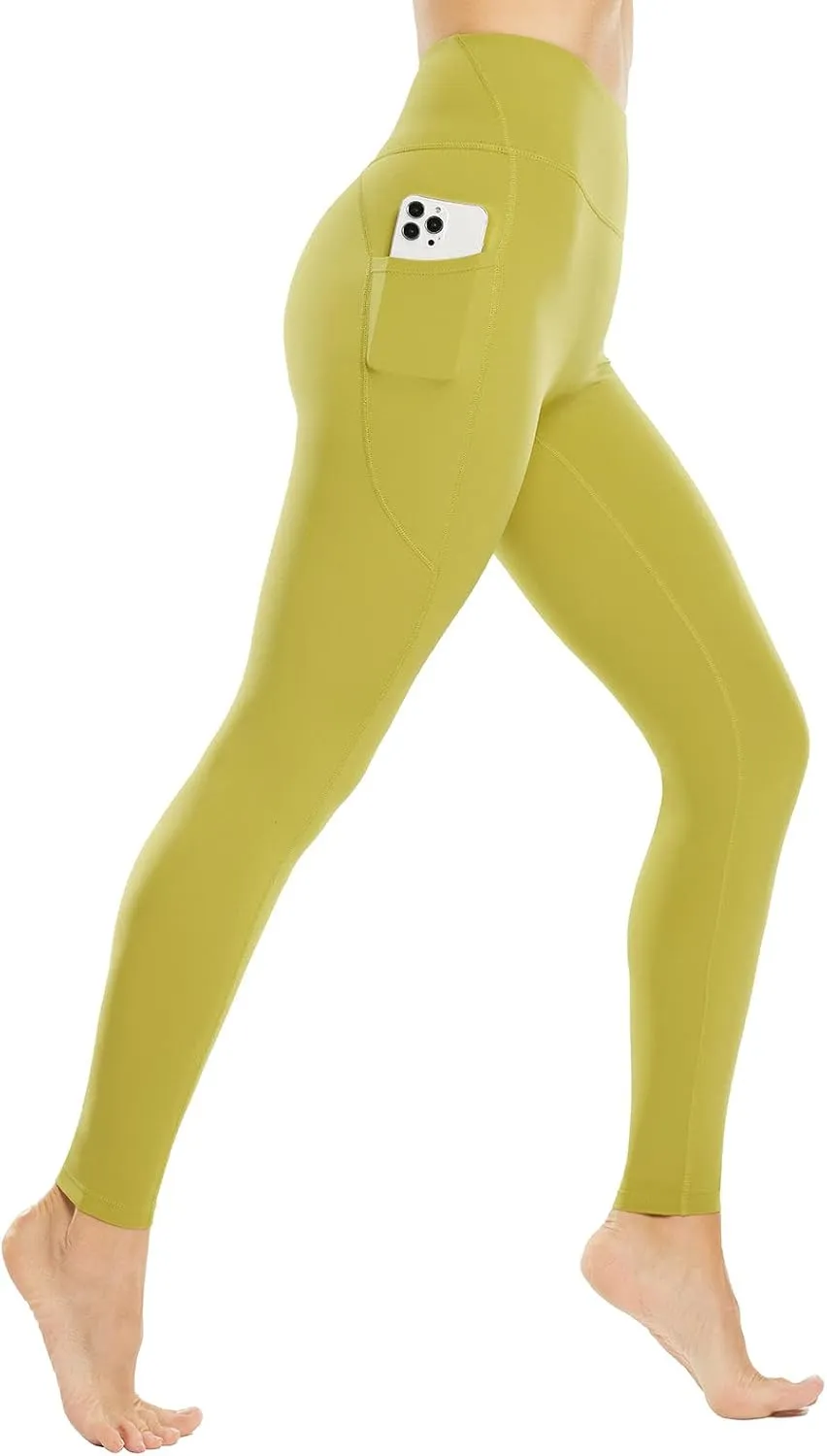 baleaf Leggings for Women with Pockets Tummy Control Compression Workout Athletic Running High Waisted Yoga Pants