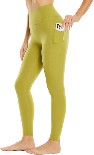 baleaf Leggings for Women with Pockets Tummy Control Compression Workout Athletic Running High Waisted Yoga Pants