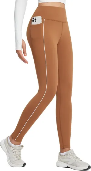 baleaf Women's Fleece Lined Leggings Thermal Warm Winter Tights with Pockets High Waisted Yoga Pants
