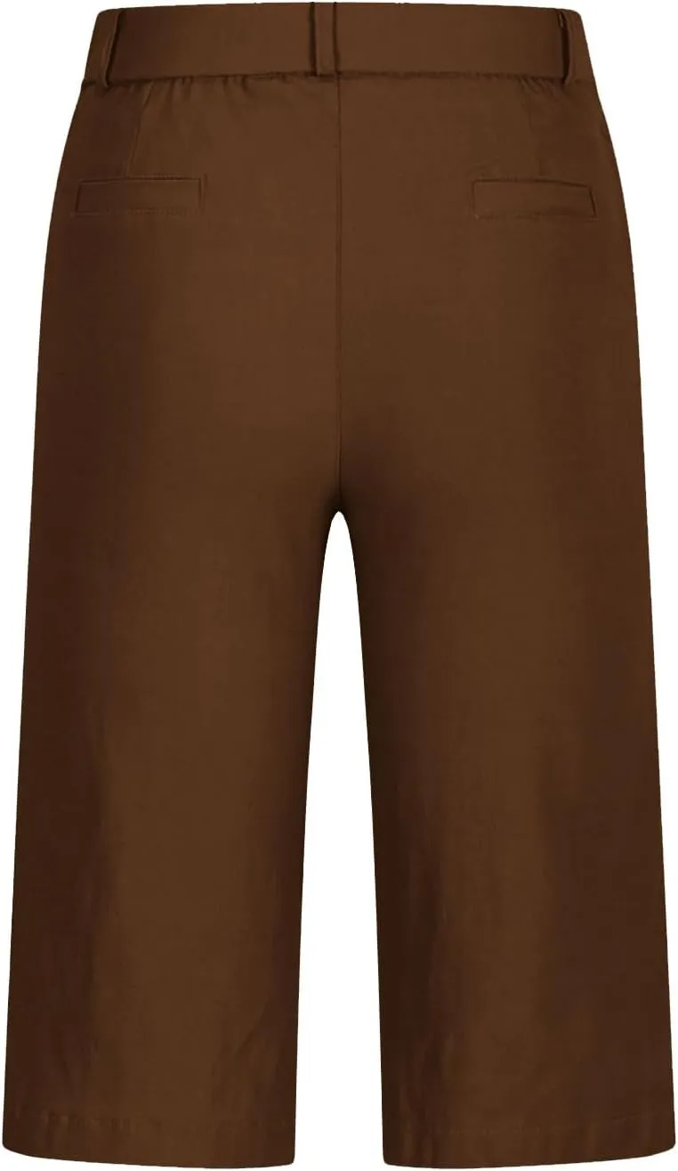 Bermuda Shorts for Women Casual High Waisted Chino Shorts Straight Leg Hiking Vacation Outfits 2025 Summer Trendy