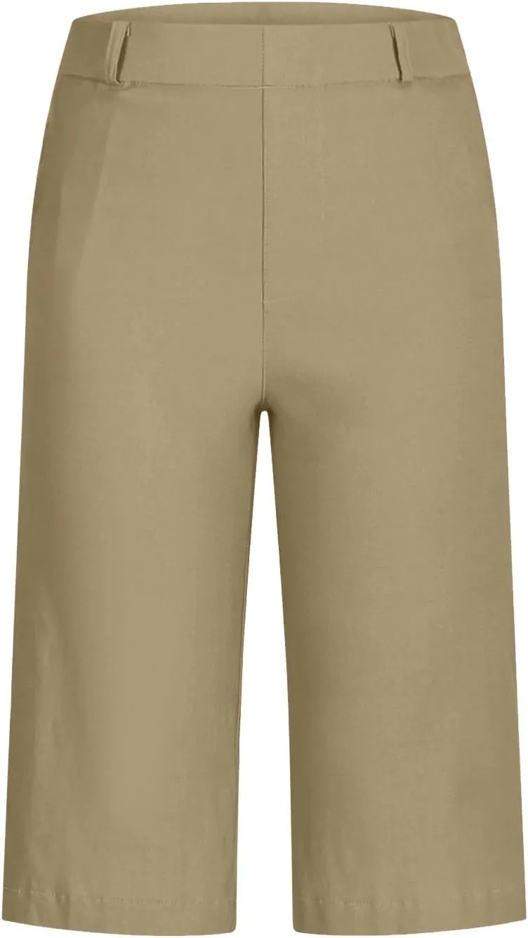 Bermuda Shorts for Women Casual High Waisted Chino Shorts Straight Leg Hiking Vacation Outfits 2025 Summer Trendy