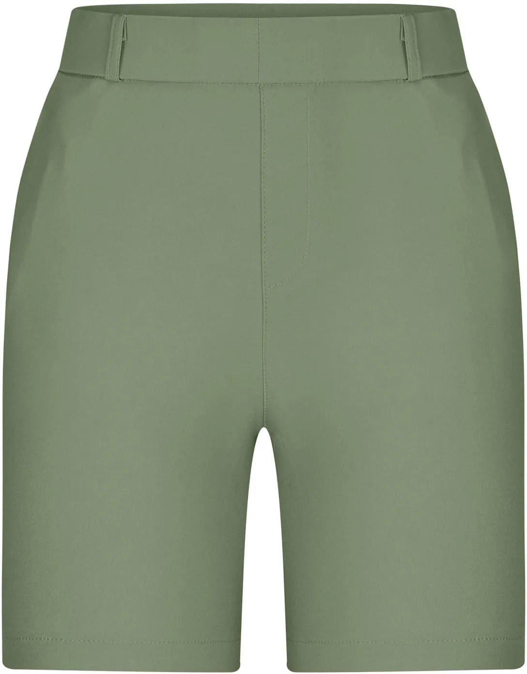 Bermuda Shorts for Women Casual High Waisted Chino Shorts Straight Leg Hiking Vacation Short with Pockets 2025