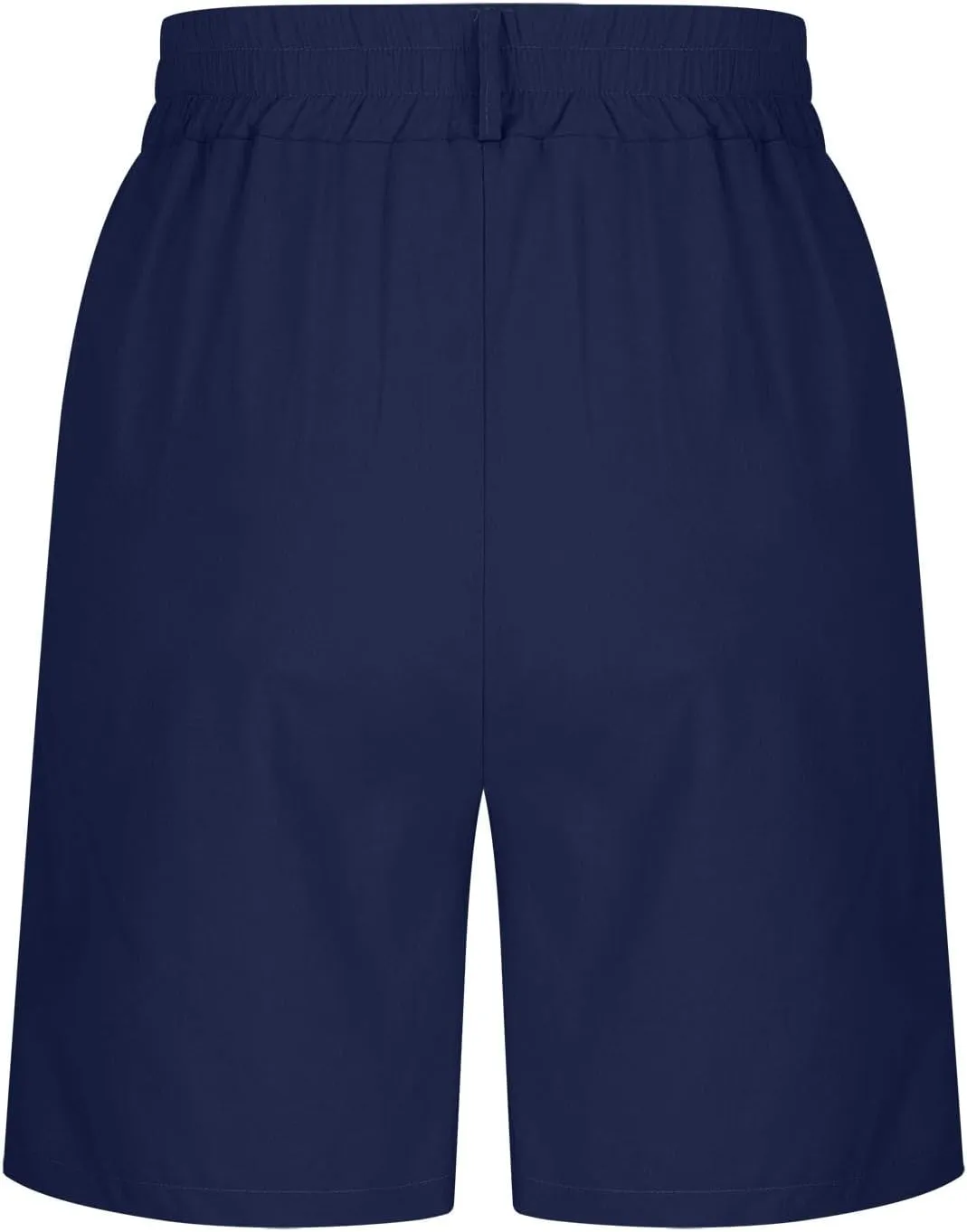 Bermuda Shorts for Women Cotton Linen Wide Leg High Waisted Dressy Casual Long Shorts with Pockets for Beach Vacation