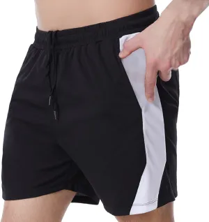 BIFUTON Men's Athletic Running Shorts 5 Inch Workout Gym Shorts for Men Quick Dry Active Sports Training Shorts with Pockets
