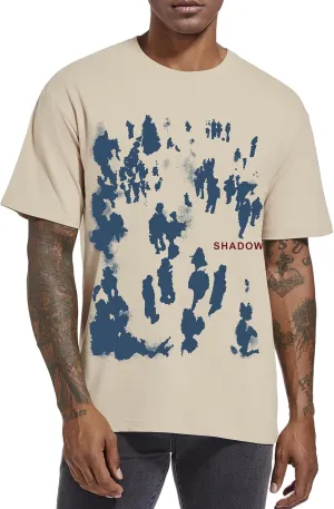 Bobeutou Mens Oversized Graphic Tees Vintage Graffiti Short Sleeve Baggy Shirts Streetwear Tshirt Funny Casual Tee Tops