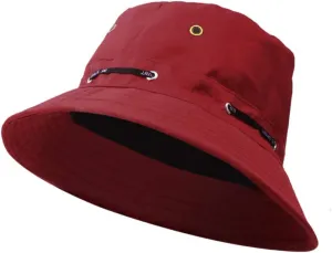 Bucket Hat Unisex UPF 50 Packable Fishing Hunting Summer Casual Wide Brim Vacation Travel Washed Bucket Cap Beach