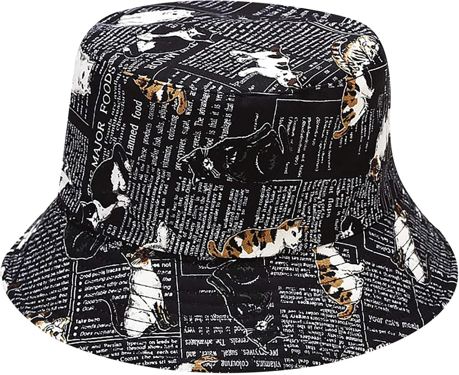 Bucket Hats for Women Sun Beach Hat Teens Girls Wide Brim Packable Reversible Printed Sun Hat Summer Fisherman's