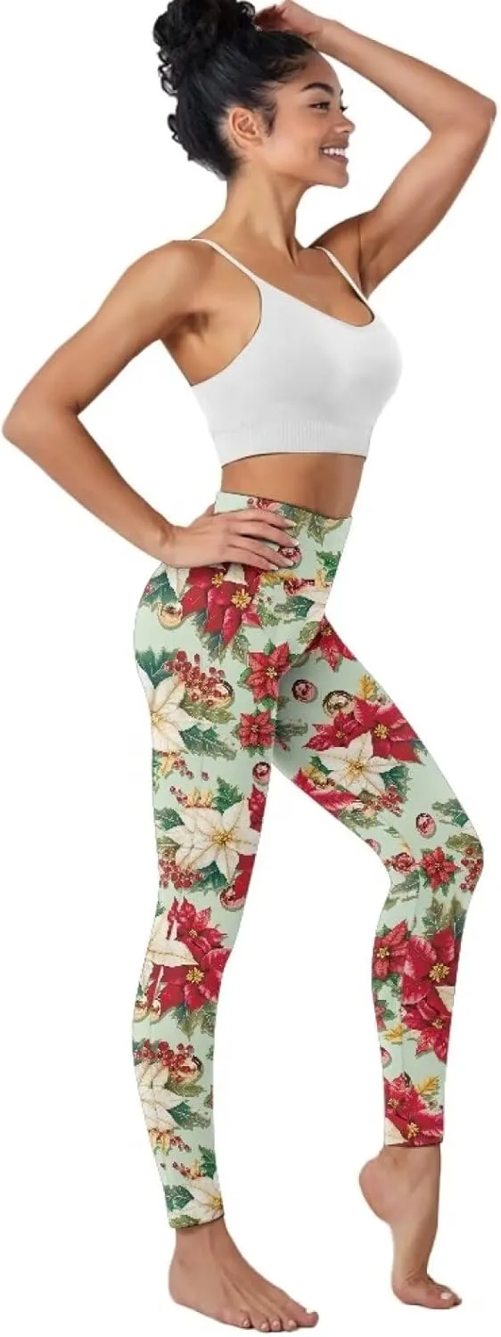 Buybai Women High Waisted Yoga Pants with Pockets Compression Pants Fitness Gym Running Leggings