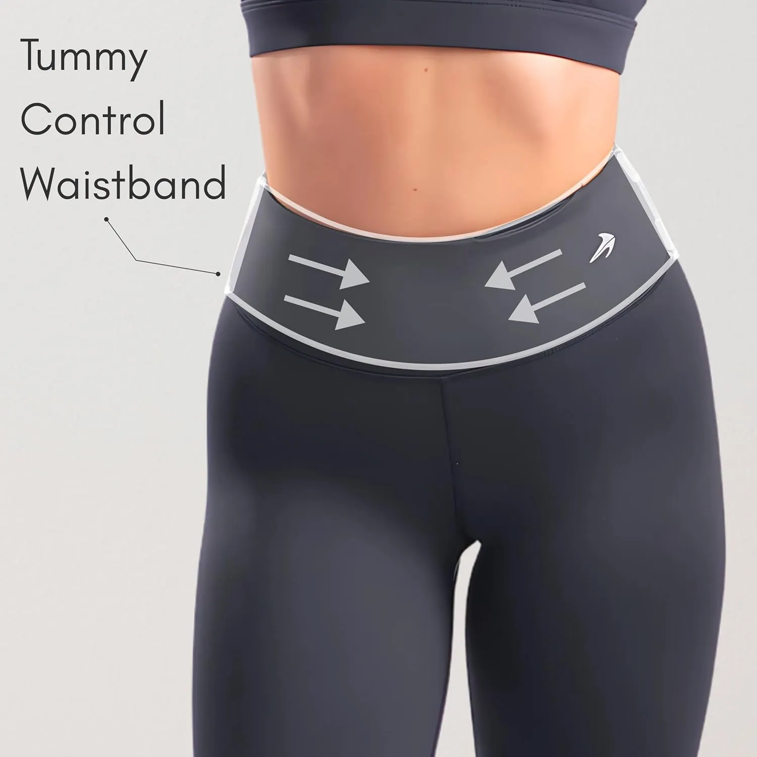 CompressionZ Women's Compression Leggings High Waisted Performance Tummy Control Gym, Pilates, Travel, Yoga, Workout Pants