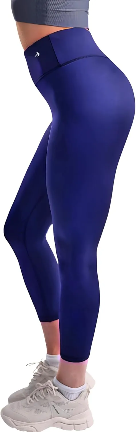 CompressionZ Women's Compression Leggings High Waisted Performance Tummy Control Gym, Pilates, Travel, Yoga, Workout Pants