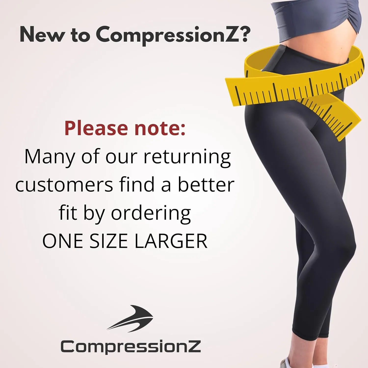 CompressionZ Women's Compression Leggings High Waisted Performance Tummy Control Gym, Pilates, Travel, Yoga, Workout Pants