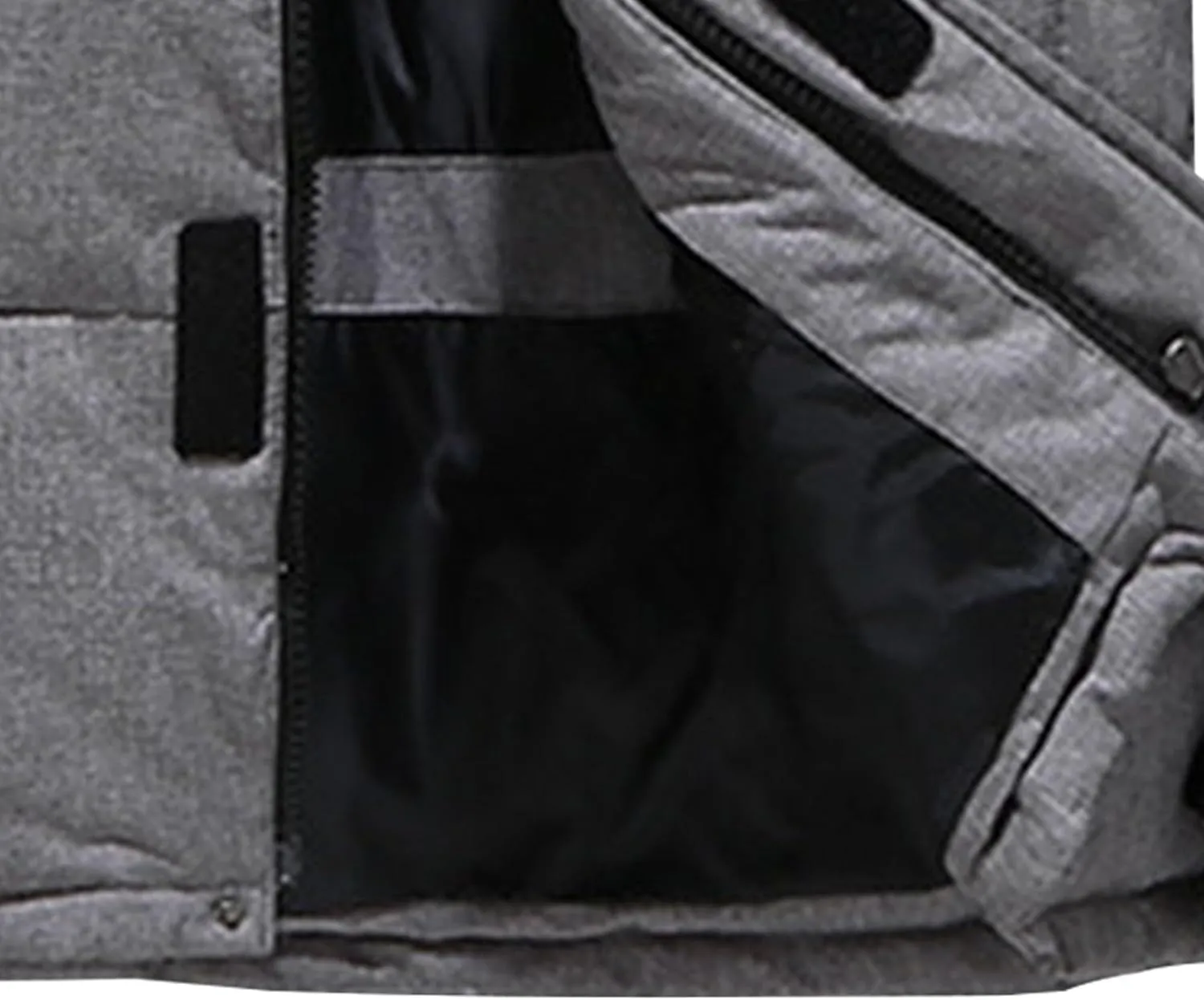 DGHM-JLMY Men Multi-Pocket Winter Outdoor Hooded Down Jacket Cargo Down Coat Detachable Hooded Thickened Down Puffer Jacket