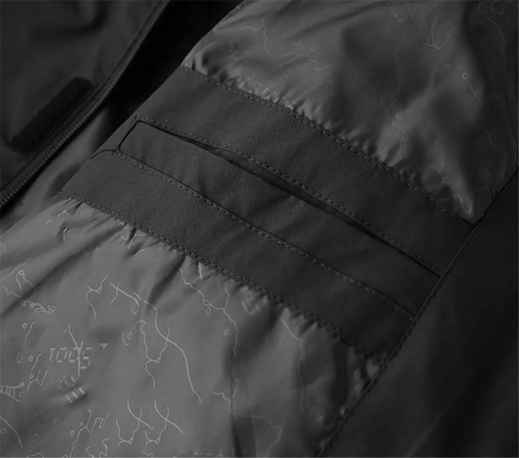 Dvbfufv Spring Autumn Men's Windbreaker Jacket Hooded Soft Coat Men Outdoor Hiking Windproof Waterproof Big Size Jackets