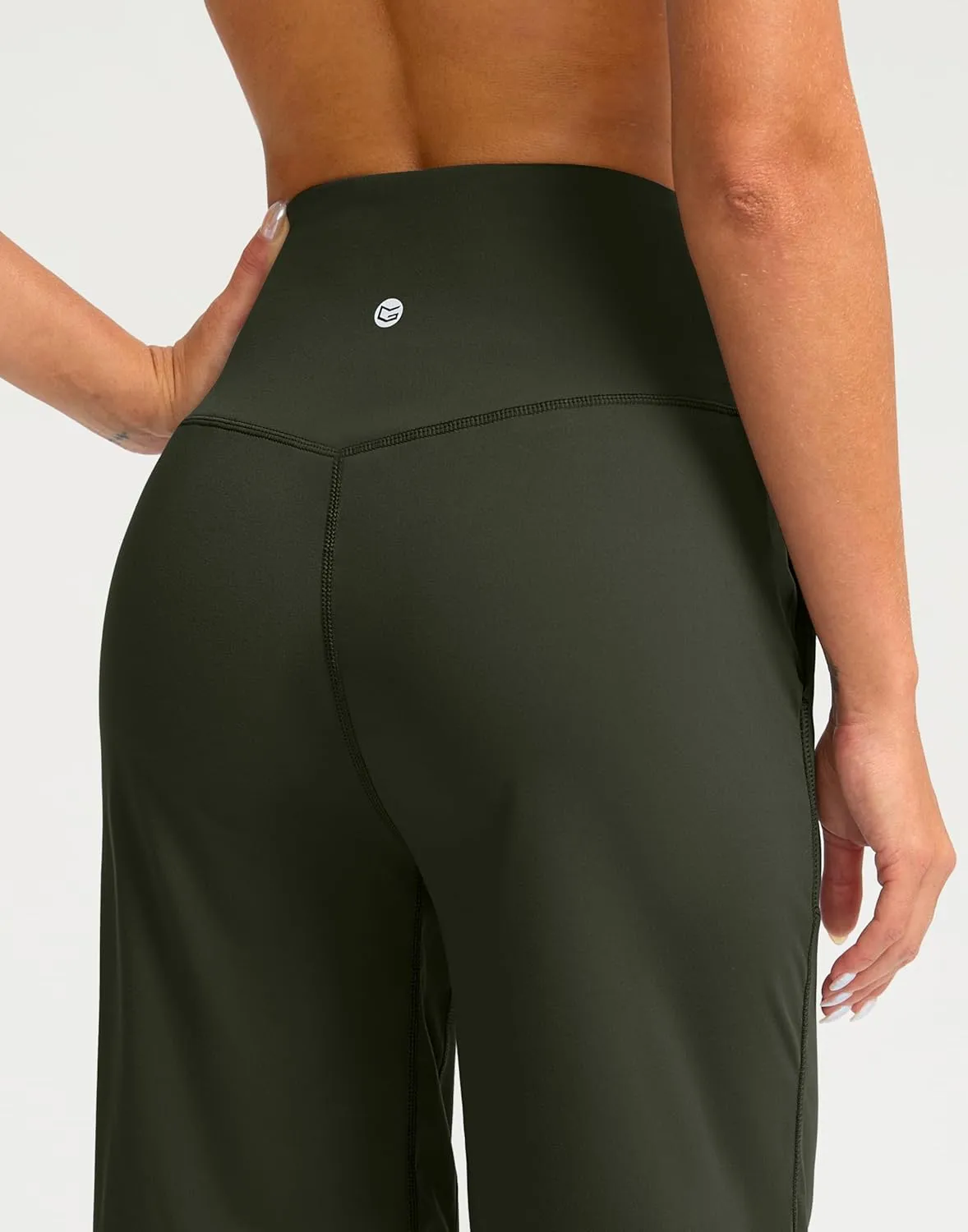 G Gradual Womens Shorts 9" Bermuda Shorts 2 Big Pockets High Waisted Long Knee Length Shorts for Yoga Athletic Workout Casual