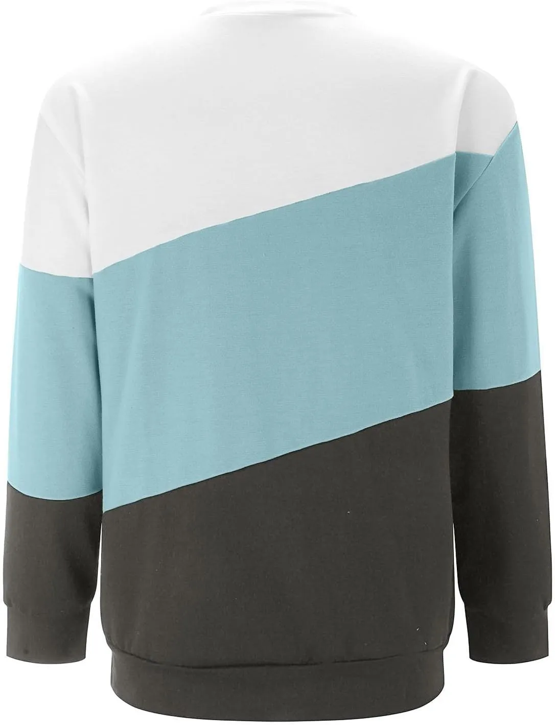GIERIDUC Crewneck Sweatshirts Women Aztec Ethnic Shirts Women's Black Crew Neck Sweater Colorblock Hoodie Pullover Women
