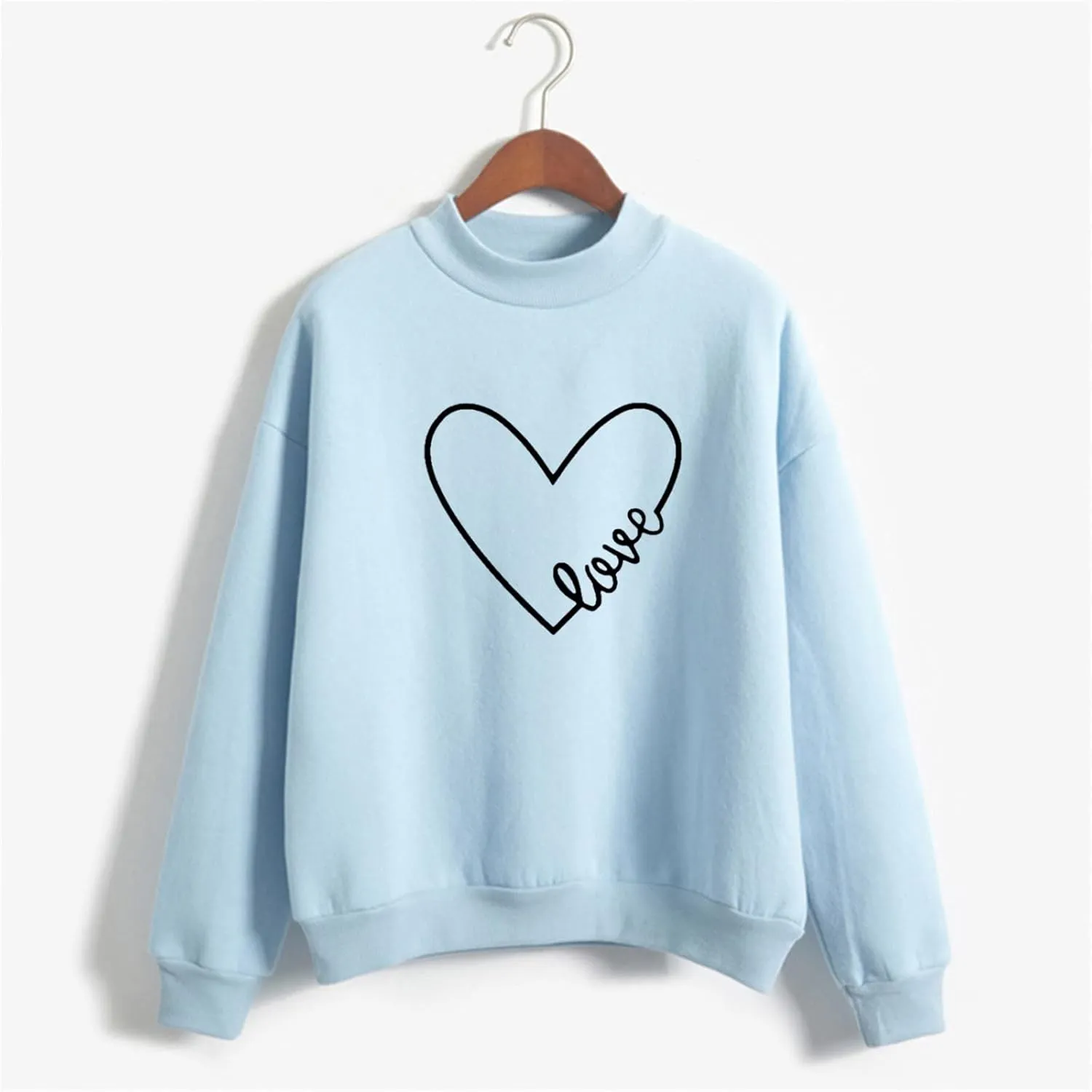 GIERIDUC Oversized Sweatshirt for Women Cute Graphic Crewneck Long Sleeve Casual Fleece Pullover Sweatshirts Loose Tops