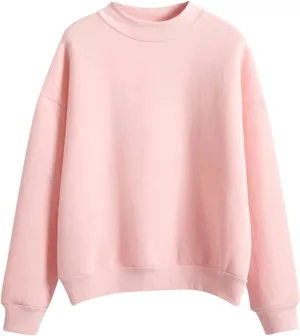 GIERIDUC Sweatshirt for Women Oversized Letter Print Fleece Crew Neck Pullover Casual Comfy Fall Fashion Teen Girl Hoodies