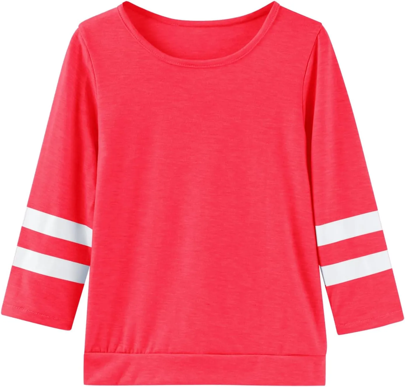 Girls Long Sleeve Shirts Strip Crewneck Tunic Tops Pullover Sweatshirts Casual Loose Tunic Blouse Toddler Girl Clothes