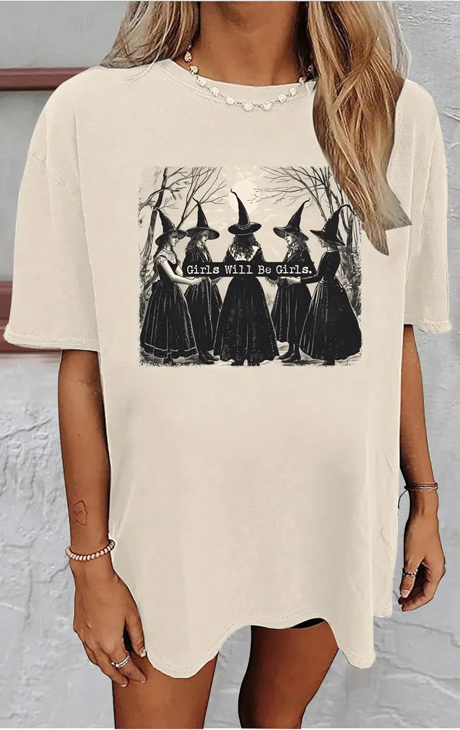Halloween Oversized T Shirts for Women Cute Ghost Face Shirts Fall Pumpkin Spice Graphic Tshirts Casual Fitted Tees Tops