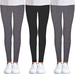 iLover Toddler Girls Cute Stretch Athletic Leggings Little Kids High Waisted Yoga Pants Ankle Length