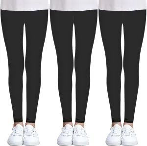 iLover Toddler Girls Cute Stretch Athletic Leggings Little Kids High Waisted Yoga Pants Ankle Length