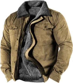 Jackets for Men Sports Sweatshirt Long Sleeve Zipper Loose Cotton Jacket Coat Mens Coats and Jackets Stylish