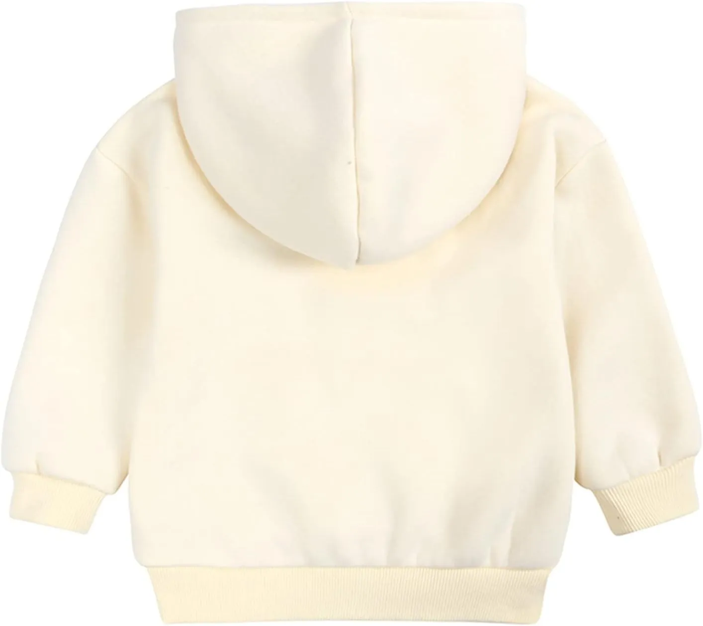 Kids Soft Brushed Fleece Hooded Sweatshirts Active Pullover Hoodie for Boy Girl Basic Solid Cotton Hoodie for Toddler