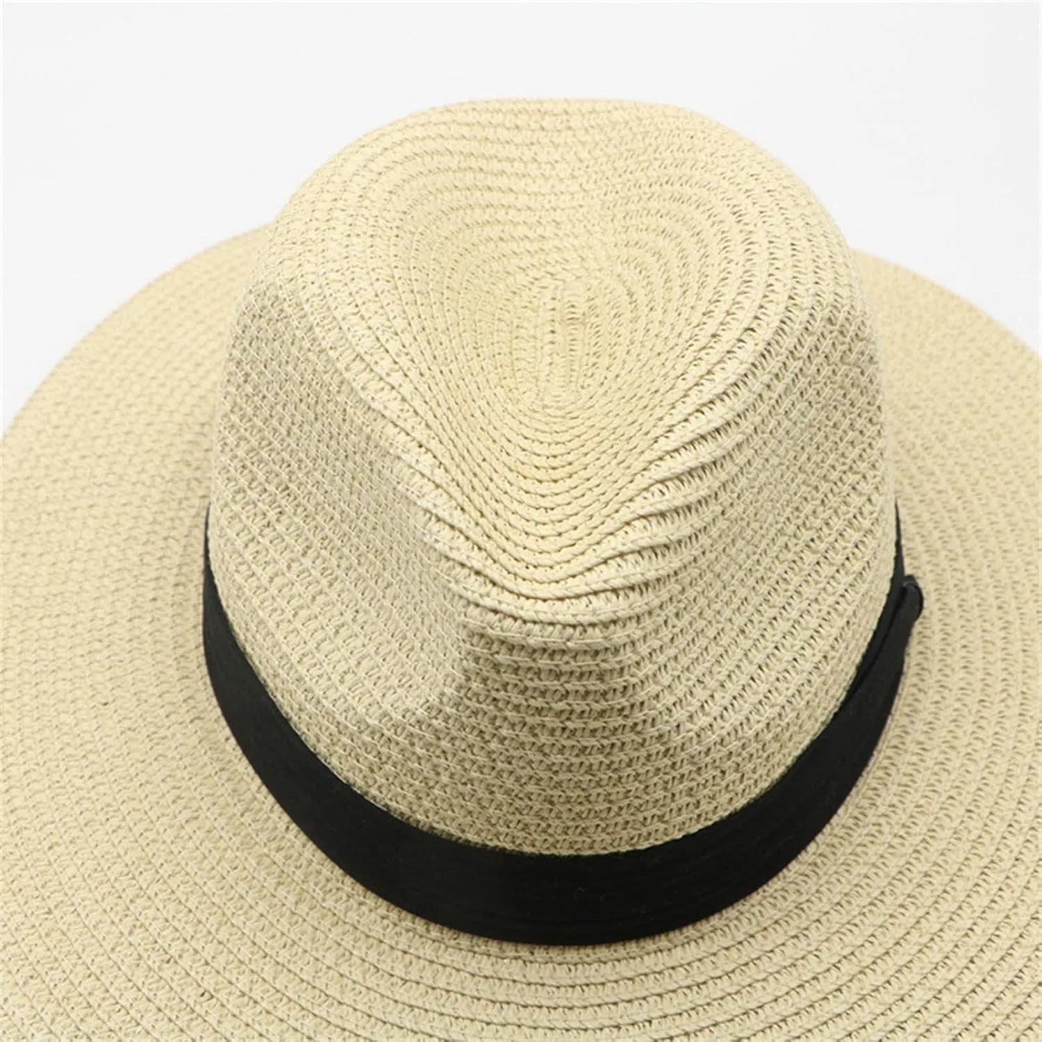 Ladies Sun Cap 2 Piece in Wide Brim Hats for Summer Sunshine Beach Trip Ivory and Brown for Women and (Khaki, One Size)