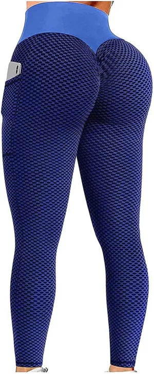Ladmiple Workout Leggings for Women Butt Lifting High Waisted Tummy Control Yoga Pants Running Gym Scrunch Booty Tights