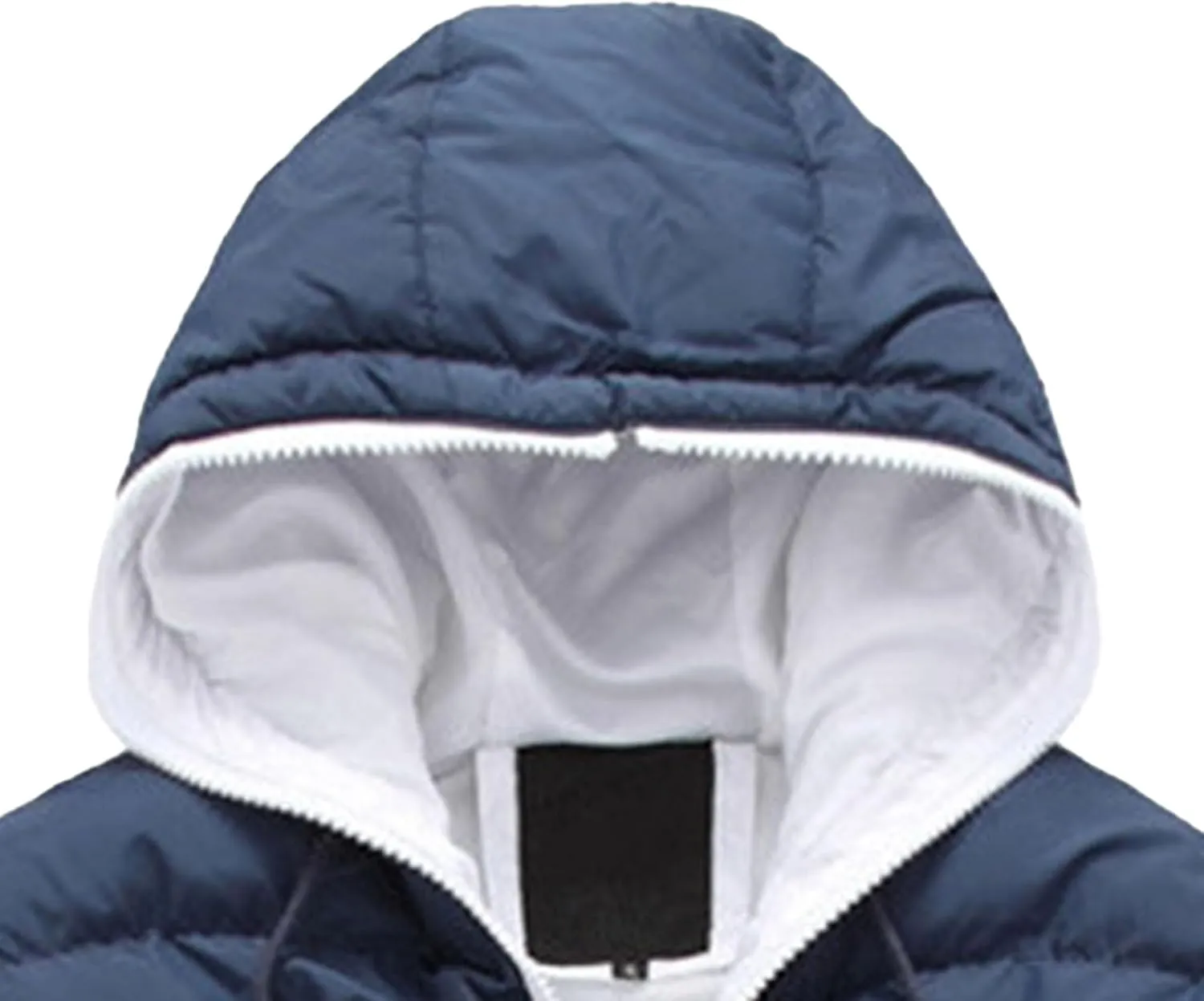 Maiyifu-GJ Men Hooded Winter Down Jackets Coat Thicken Padded Parka Warm Outerwear Lightweight Waterproof Hiking Coat