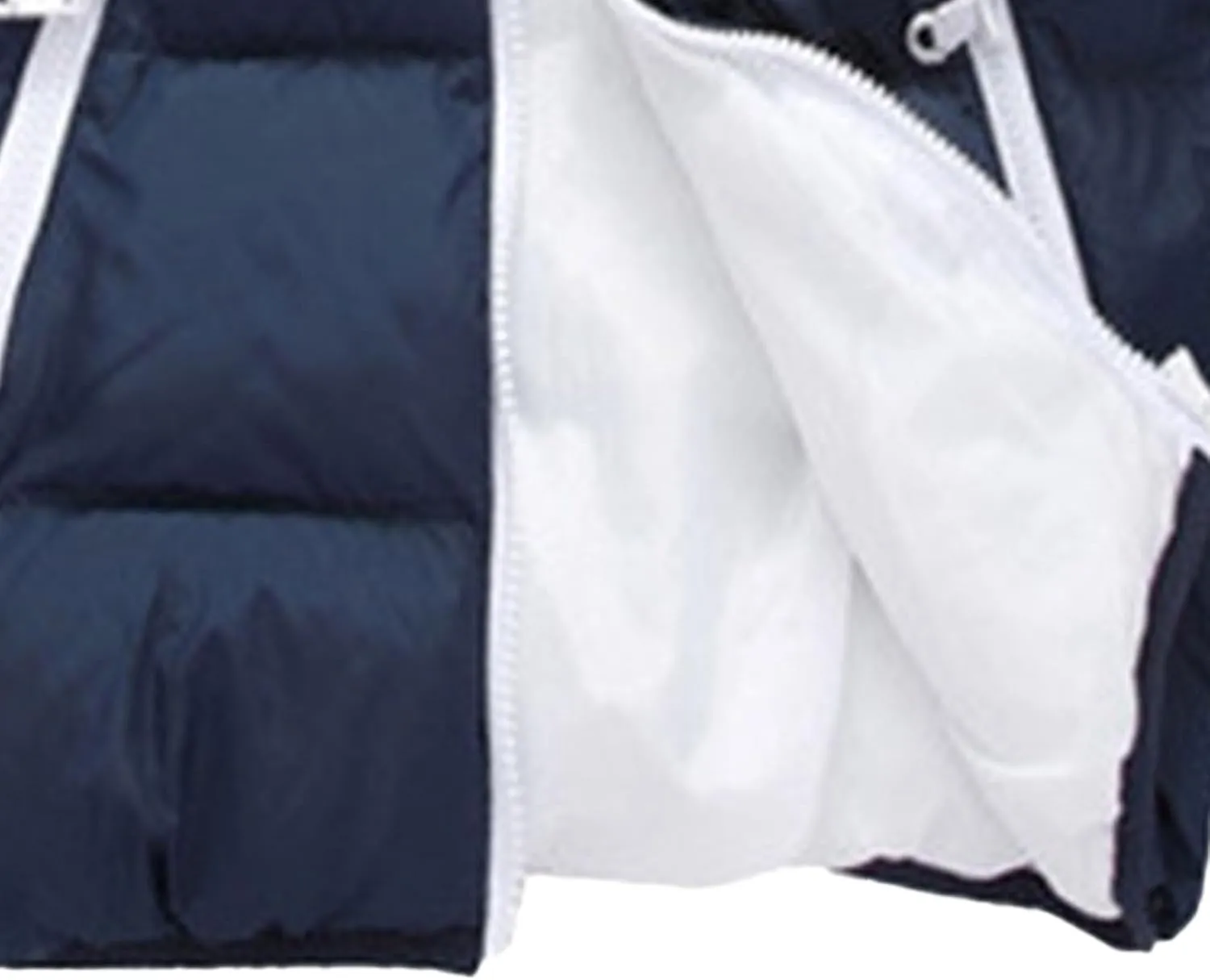 Maiyifu-GJ Men Hooded Winter Down Jackets Coat Thicken Padded Parka Warm Outerwear Lightweight Waterproof Hiking Coat