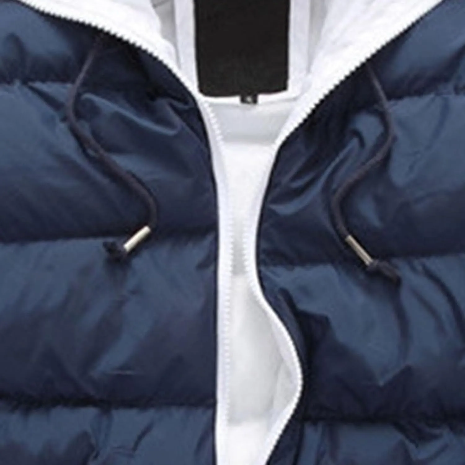 Maiyifu-GJ Men Hooded Winter Down Jackets Coat Thicken Padded Parka Warm Outerwear Lightweight Waterproof Hiking Coat