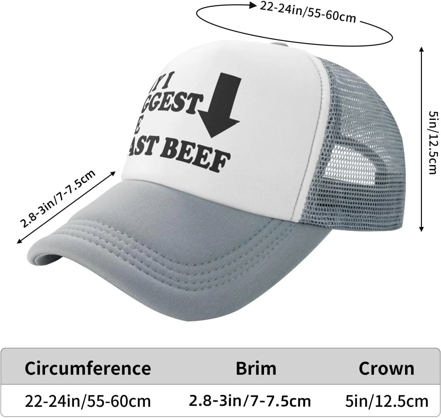 May I Suggest The Roast Beef Trucker Hat Funny Hats Men Women Adult Dirty Humor Vintage Snapback Baseball Cap