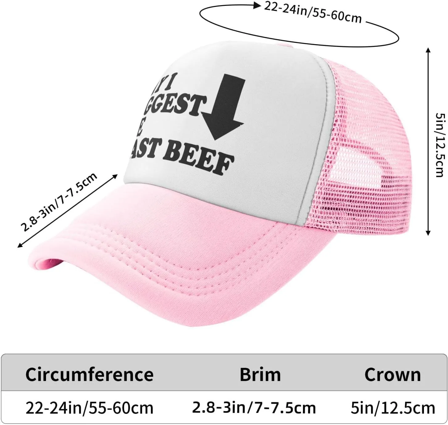 May I Suggest The Roast Beef Trucker Hat Funny Hats Men Women Adult Dirty Humor Vintage Snapback Baseball Cap