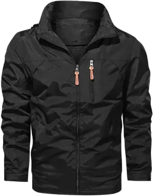 Men Spring Autumn Windproof Jackets Outdoor Sports Hiking Camping Fishing Coat Breathable Quick Drying Hooded Jackets