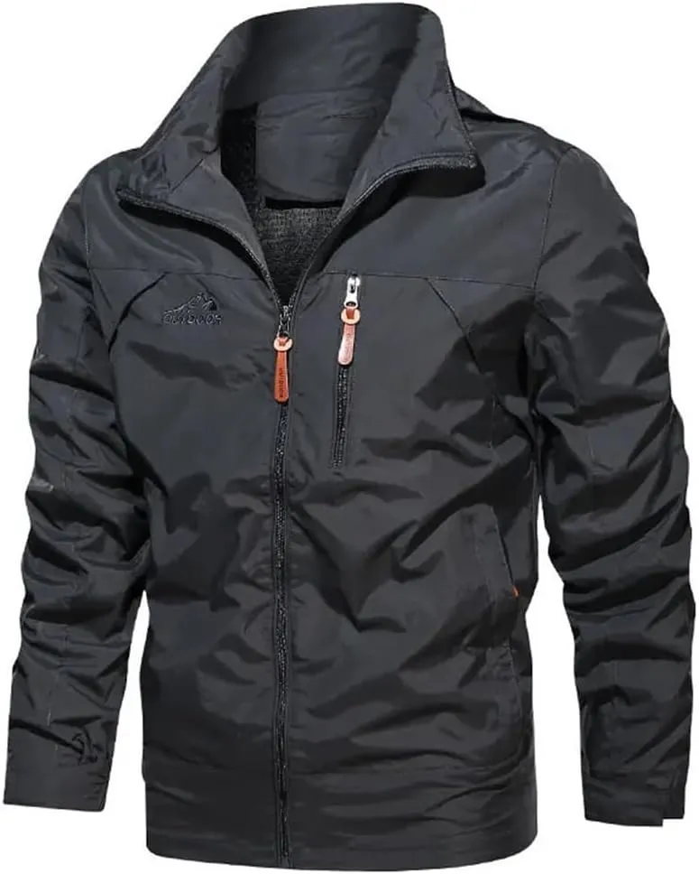 Men Spring Autumn Windproof Jackets Outdoor Sports Hiking Camping Fishing Coat Breathable Quick Drying Hooded Jackets