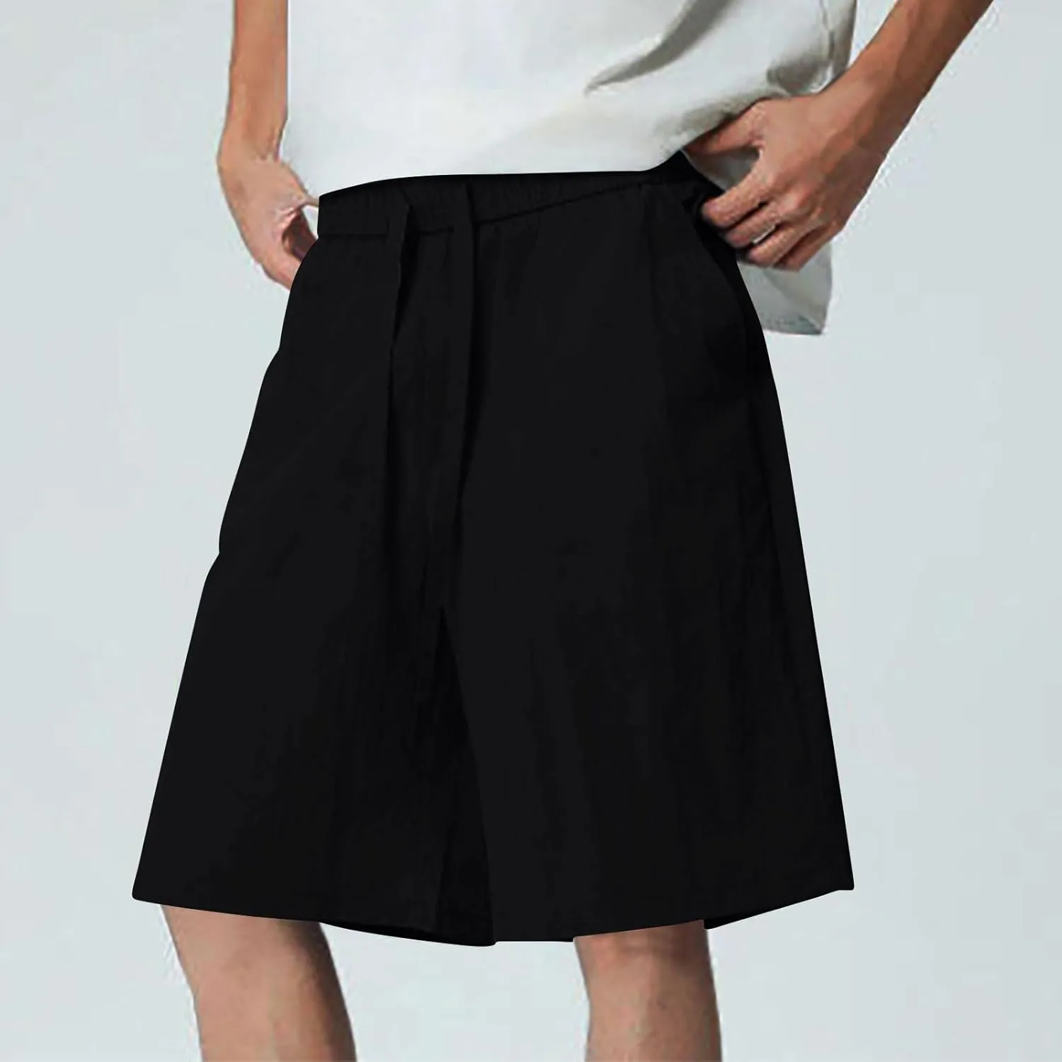 Mens Athletic Shorts Running Quick Dry with Pockets Elastic Workout Lightweight Gym Activewear Breathable Trunks