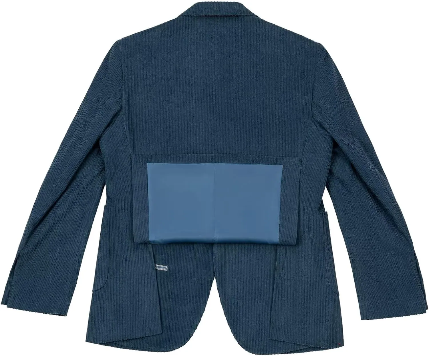 Mens Blazer Corduroy Suit Jacket Double Breasted Sports Jackets for Men Slim Fit Casual Sports Coat for Business