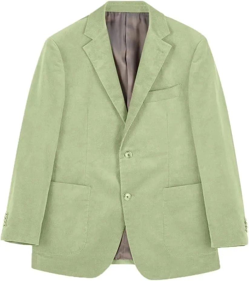 Mens Blazer Peak Lapel Suit Jacket Tweed Herringbone Sports Jackets for Men Slim Fit Business Casual Sports Coat
