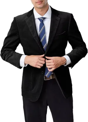 Mens Blazer Peak Lapel Suit Jacket Tweed Herringbone Sports Jackets for Men Slim Fit Business Casual Sports Coat