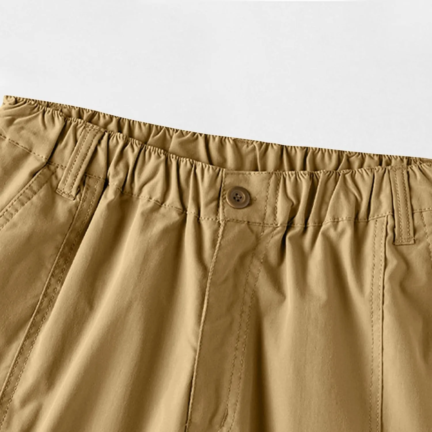 Men's Cargo Shorts with Zipper Pockets Quick Dry Athletic Plus Size Running Gym Active Workout Lightweight Trunks