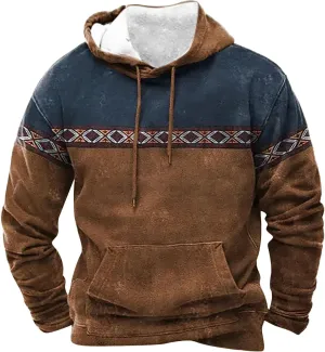 Men's Hooded Sweatshirts Long Sleeve Unisex Hooded Sweater Heart Shaped Printed Zipper With Plush Insulation Hooded