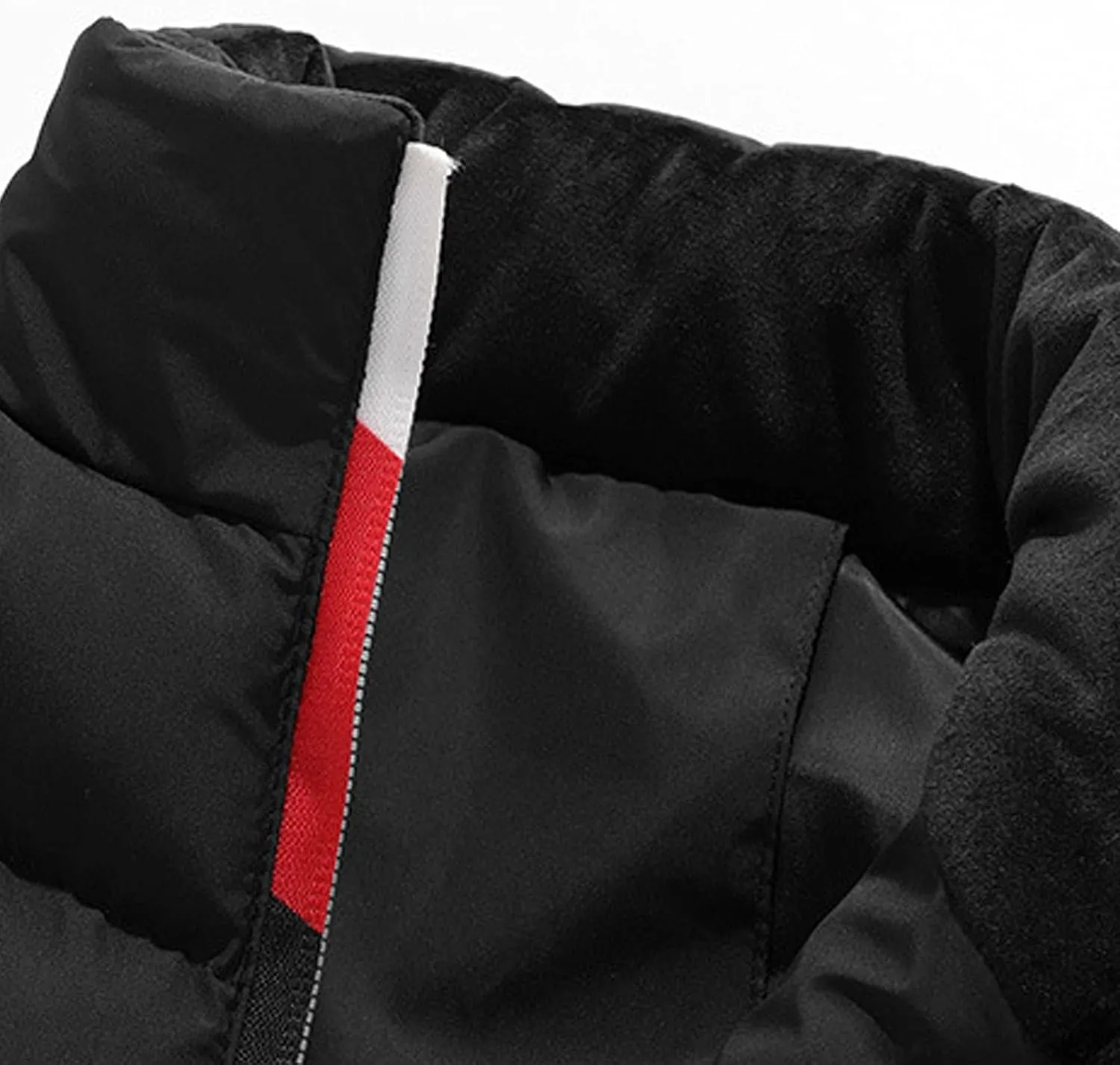 Men's Packable Stand Collar Puffer Vest Men's Running Vest Outerwear, Lightweight Windproof Sleeveless Jacket for Golf