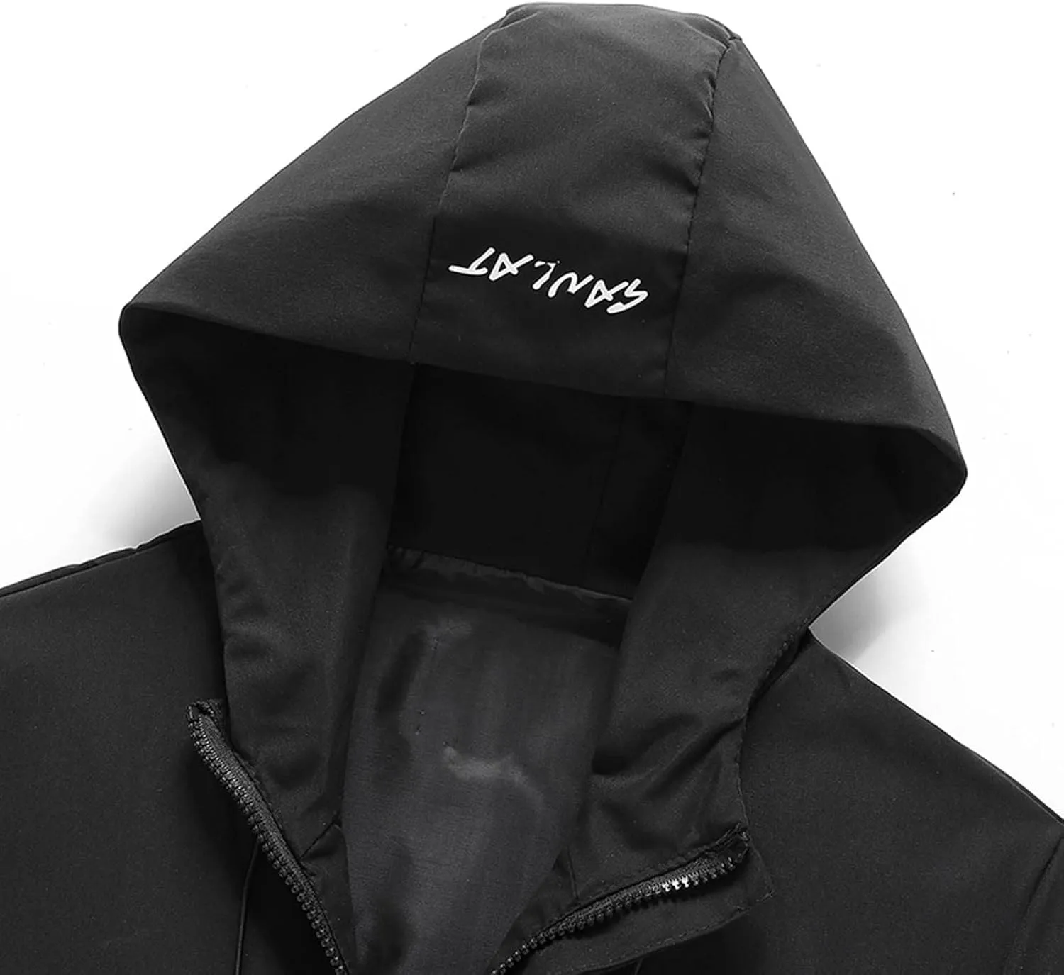 Men's Rain Jacket Waterproof Breathable Hooded Windbreaker Jacket Men's Outdoor Sports Jackets Lightweight Coat