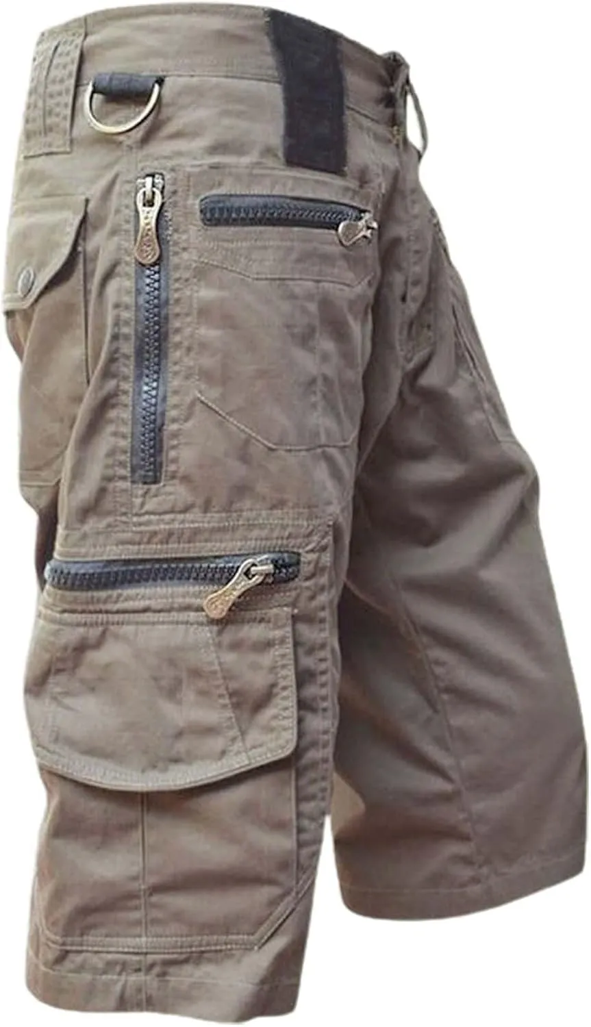 Mens Shorts Cargo Pants Relaxed Fit Casual Below Knee Athletic Short Loose Lightweight Outdoor Workout Hiking Shorts Big Tall