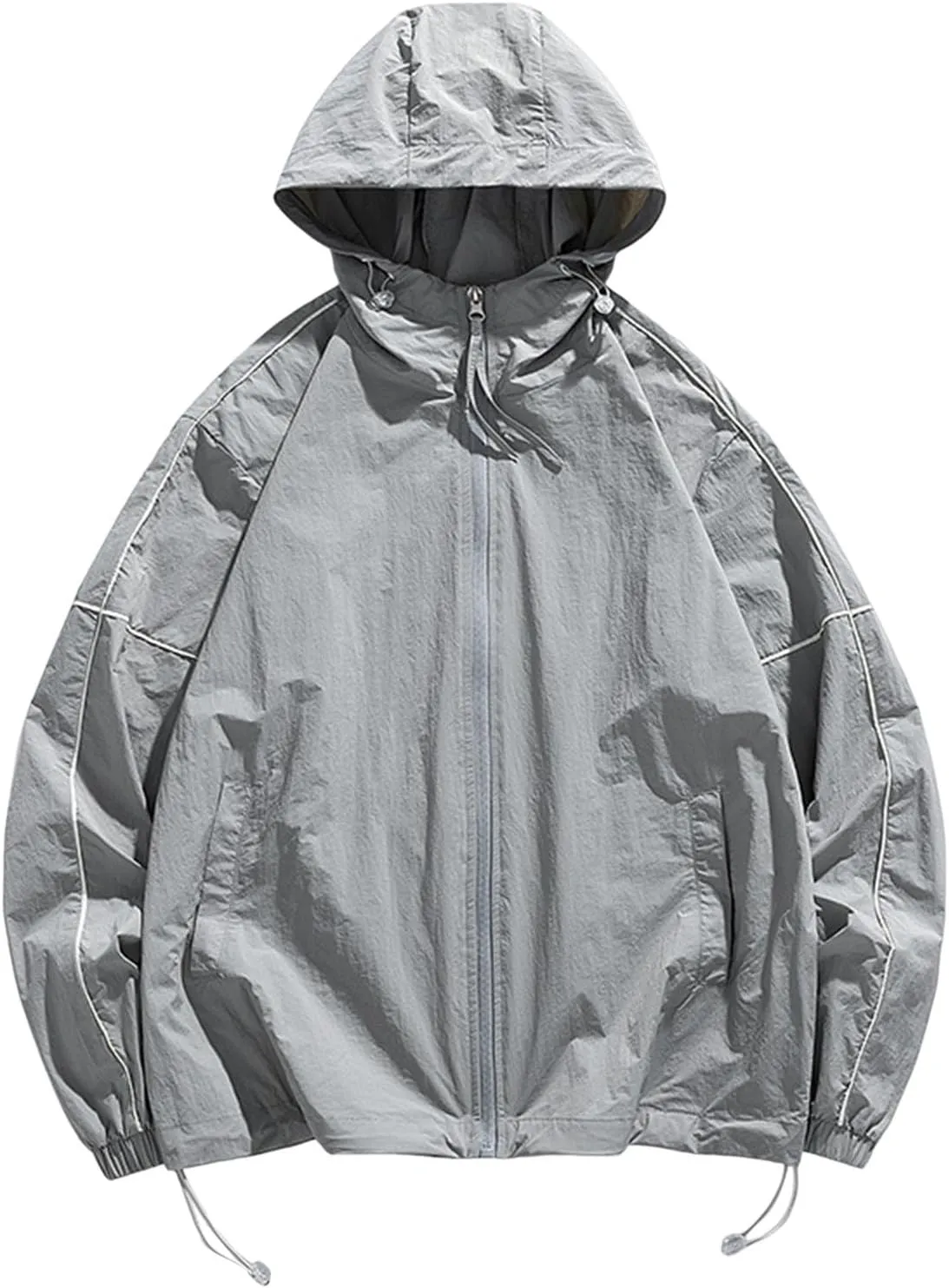 Mens Summer and Autumn Sunscreen Windproof and Rainproof Outdoor Sports Casual Breathable Jackets for Men Long Men's Sweater