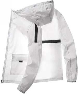 Mens Summer and Autumn Sunscreen Windproof and Rainproof Outdoor Sports Casual Breathable Jackets Men Fall Jacket